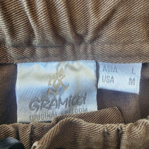 Gramicci Pants Mens Medium Olive Webbing Belt Elastic Waist Climbing G105-OGT - Picture 7 of 15